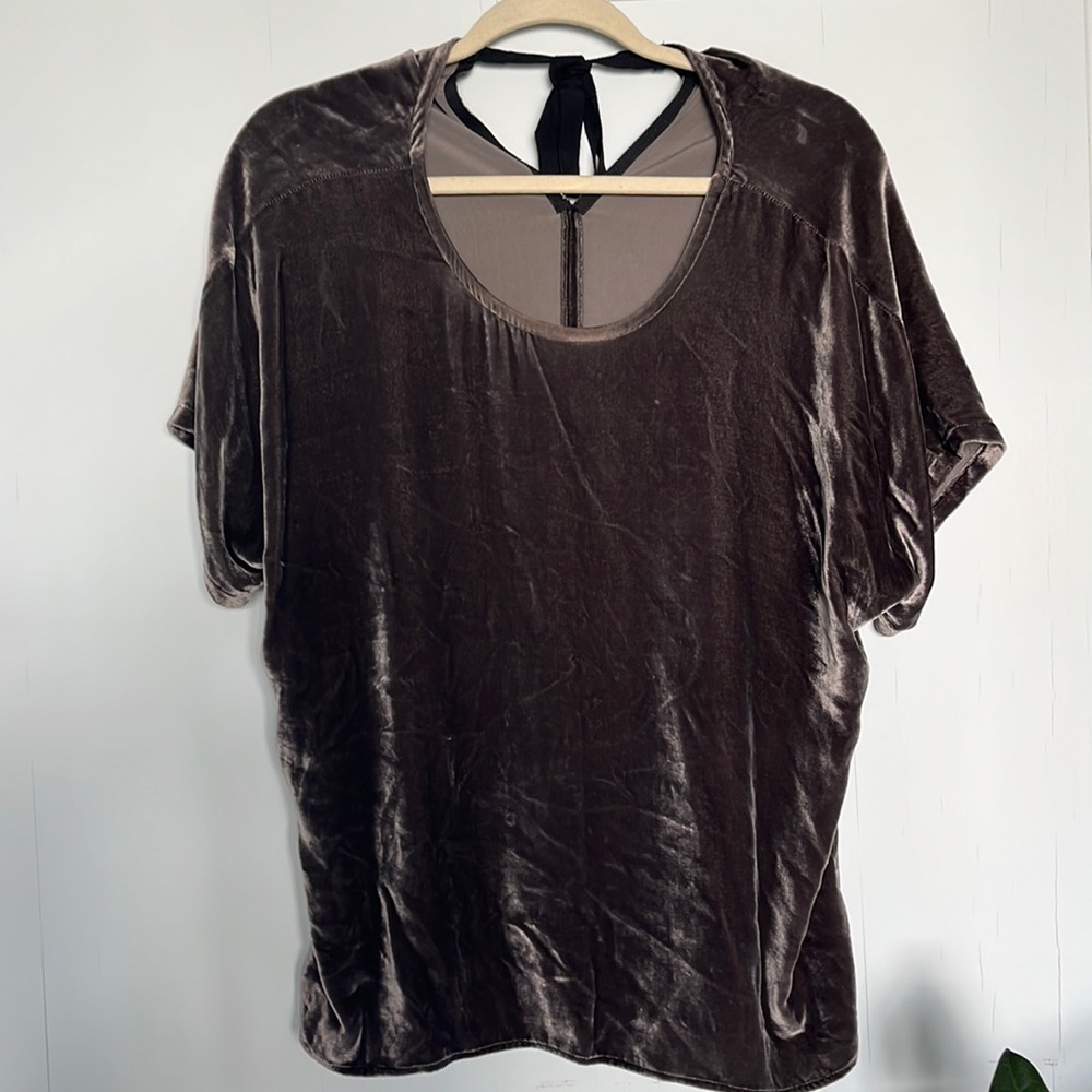 Madewell Velvet top
